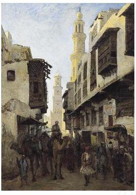 Makovsky, Vladimir Street Mouizz Dinn In Cairo china oil painting image